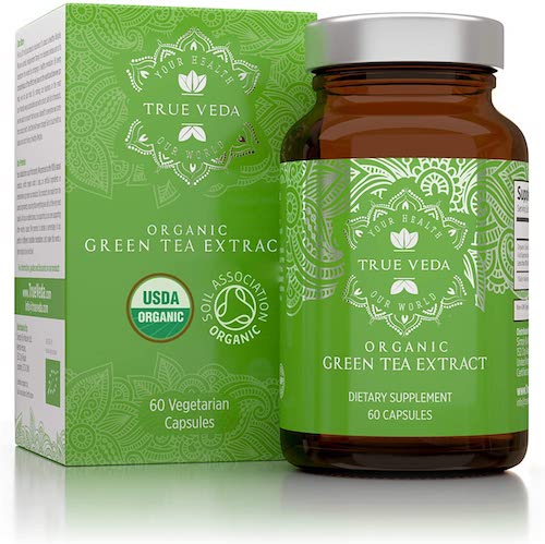 Organic Green Tea Extract Capsules by True Veda review